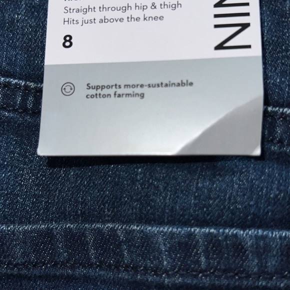 Nine West high rise denim Bermuda shorts! - Picture 4 of 6